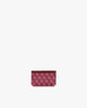 CARD HOLDER MONOGRAM - Burgundy