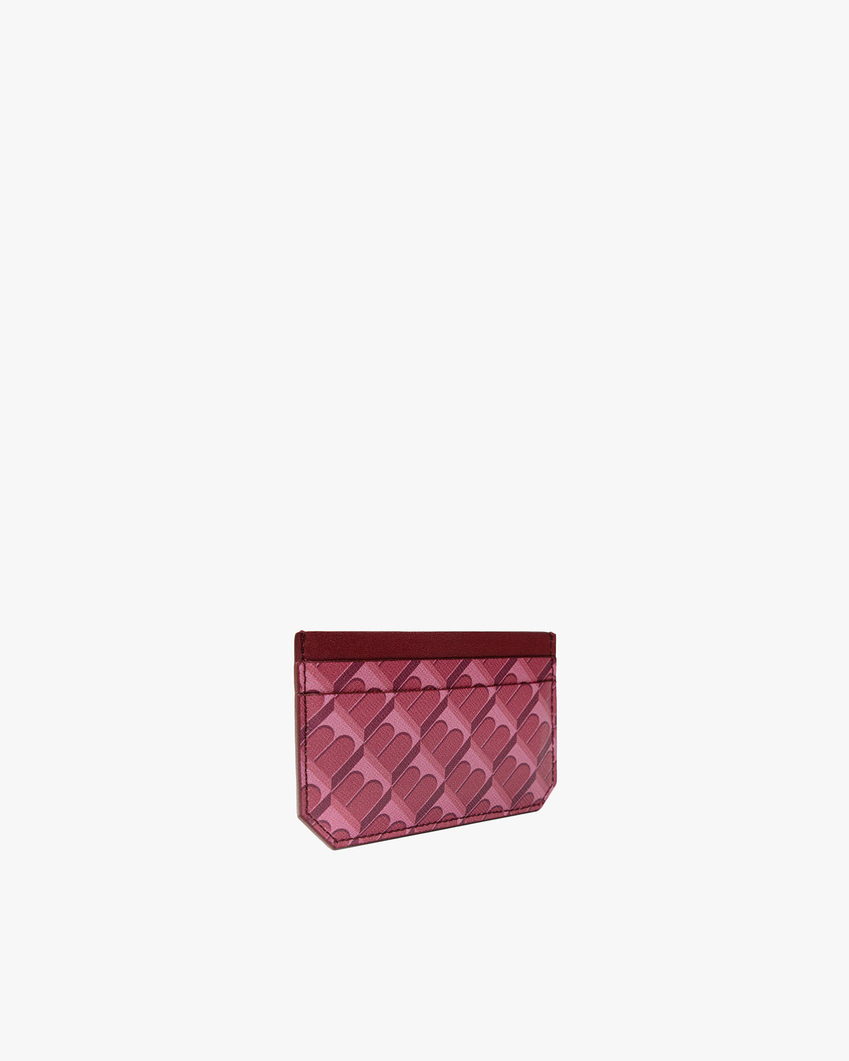 CARD HOLDER MONOGRAM - Burgundy