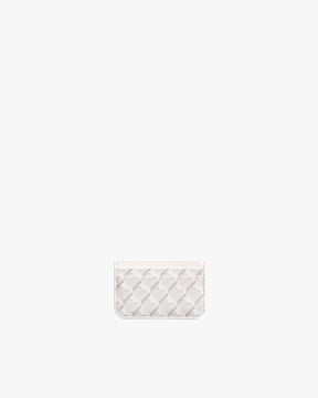 CARD HOLDER MONOGRAM - IVORY