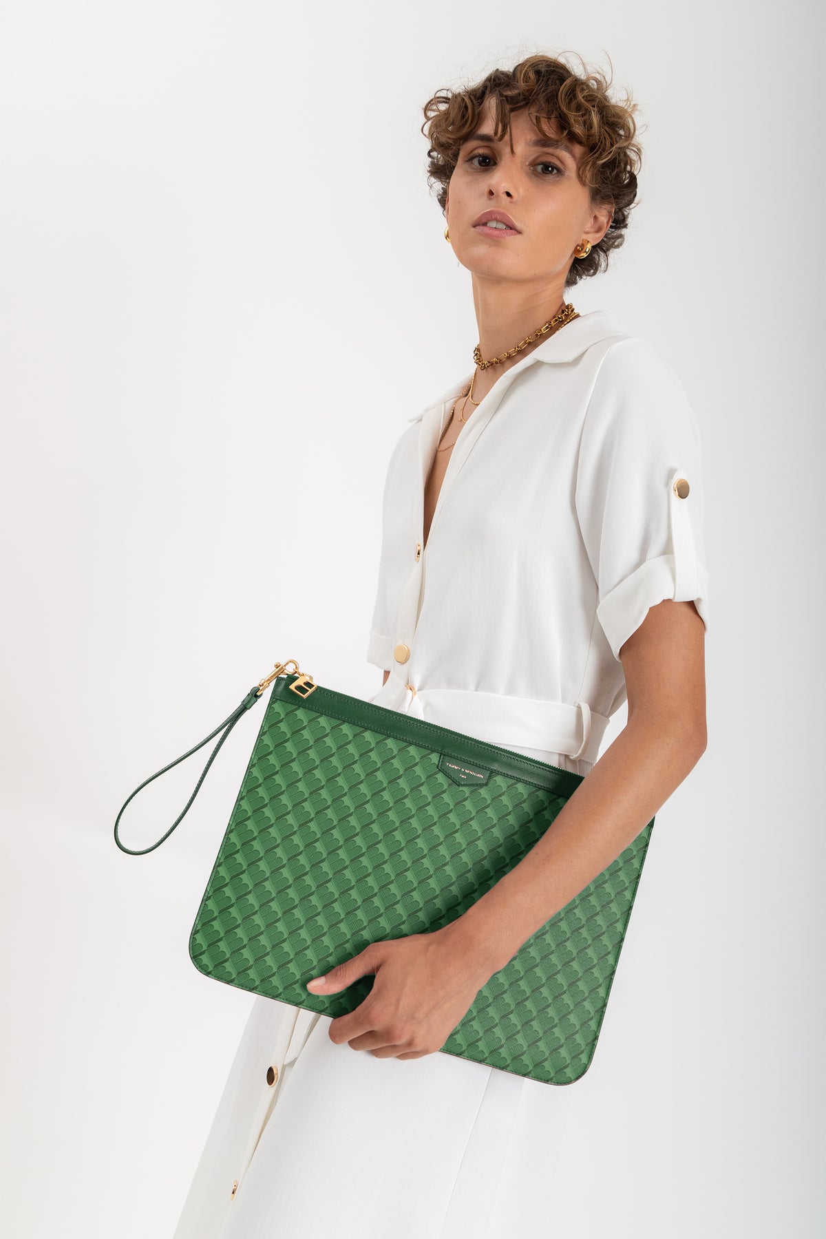 POCHETTE GM MONOGRAM - Verte