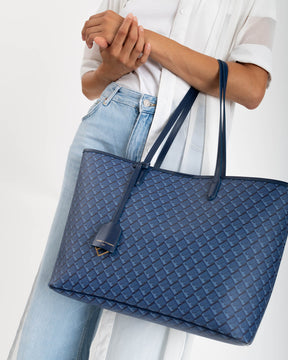 TOTE MONOGRAM - Blue