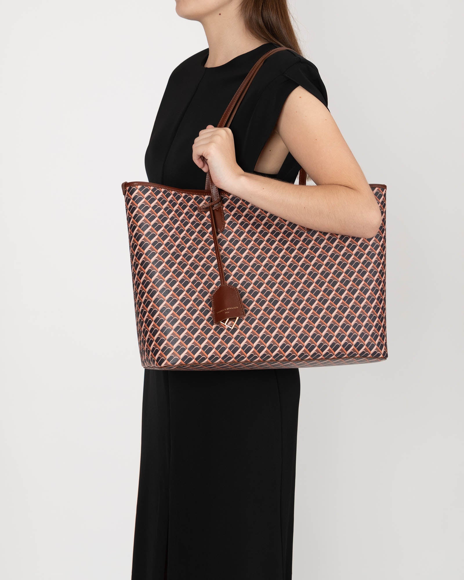 TOTE MONOGRAM - Brun