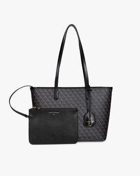 TOTE MONOGRAM PM - Black