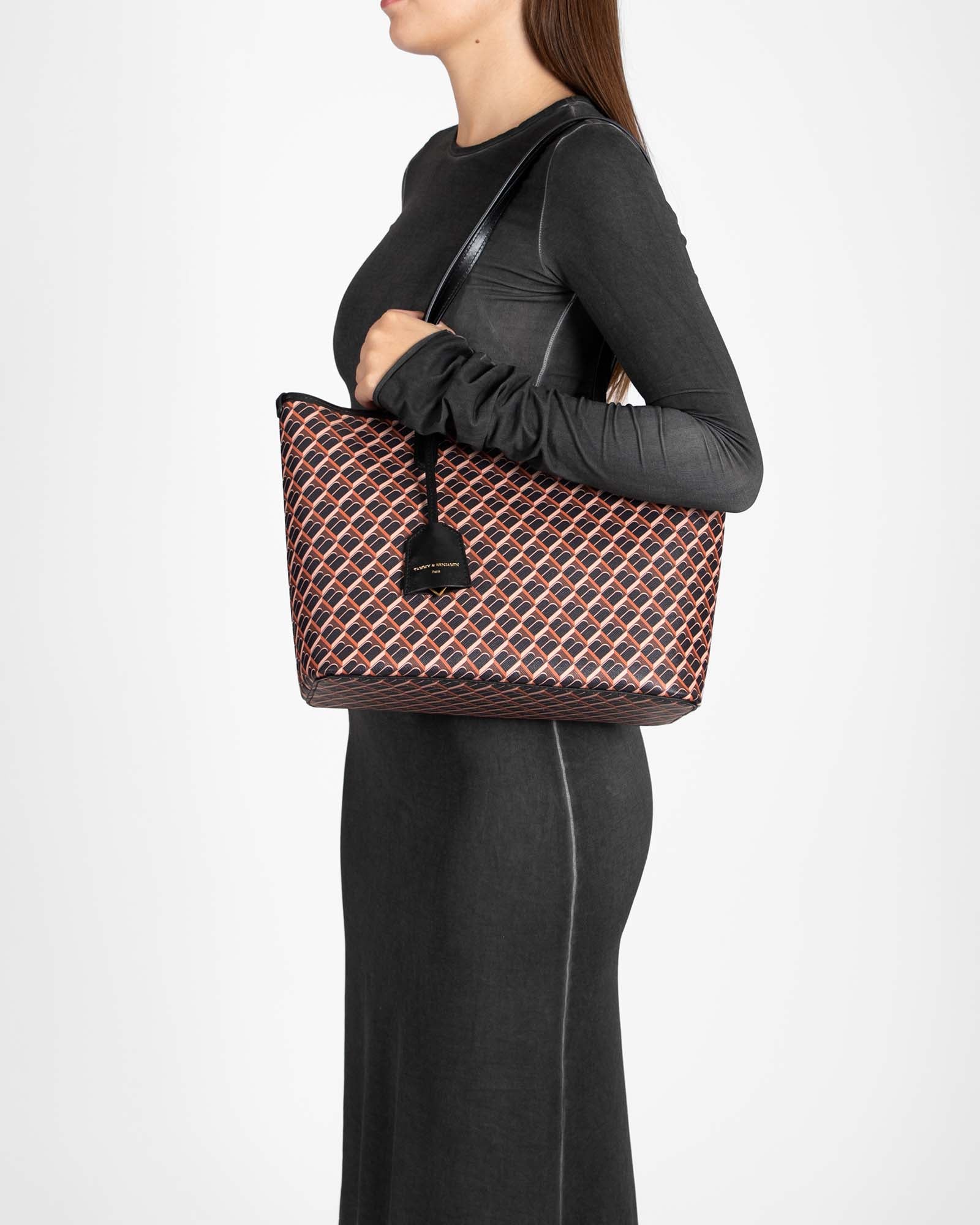 TOTE MONOGRAM PM - Brun et noir