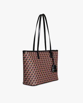 TOTE MONOGRAM PM - Brown and black