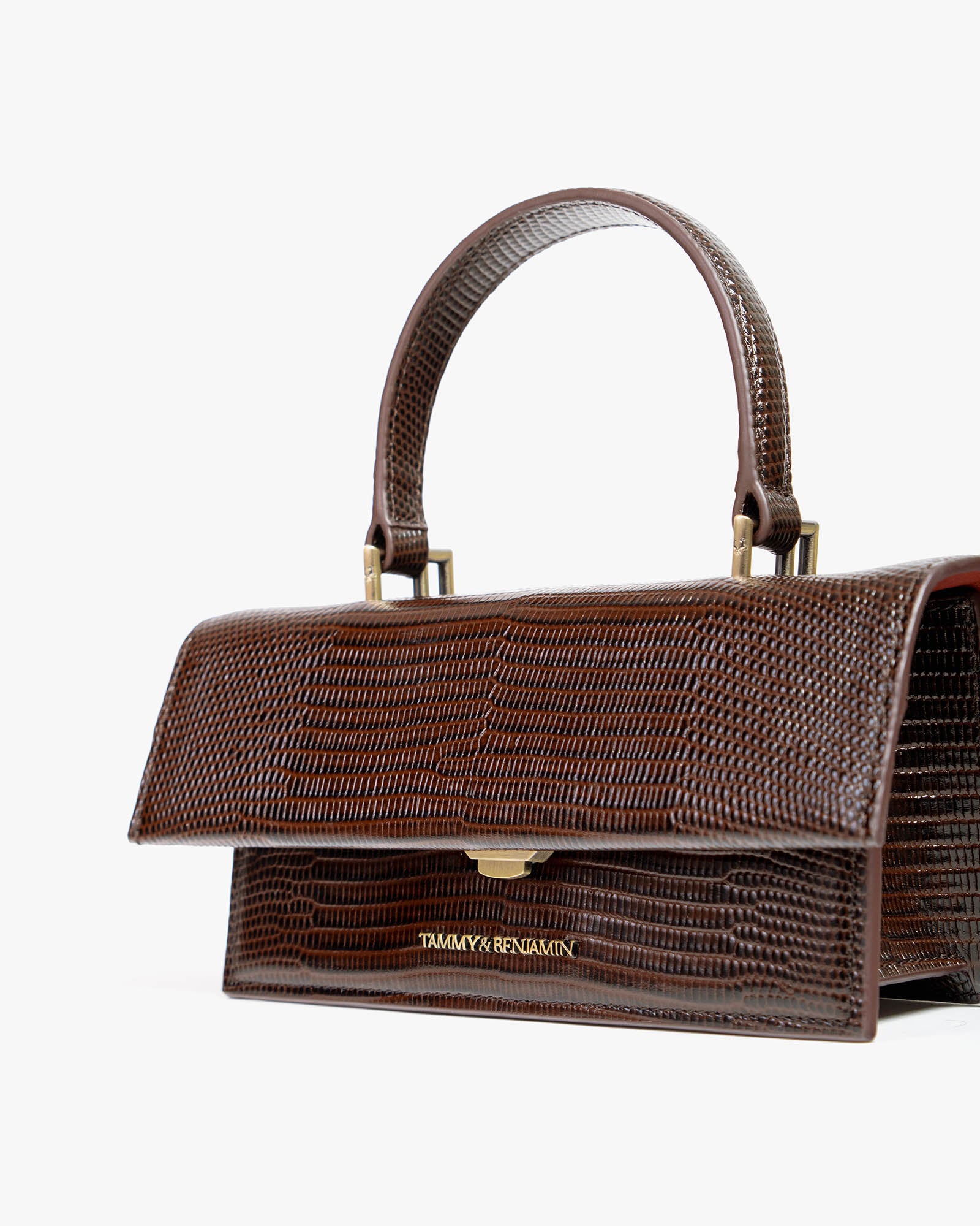 THEA MINI - Brown embossed